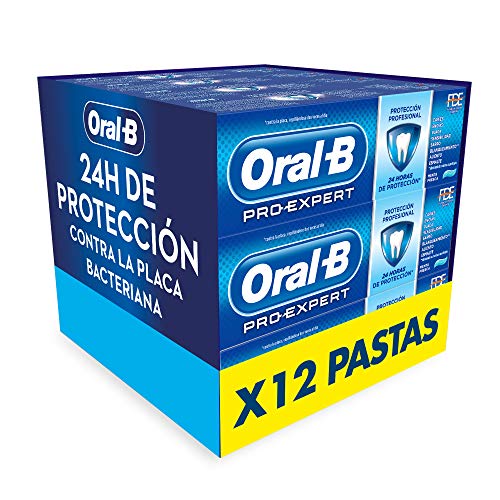 Oral-B Pro-Expert Protección Profesional Pasta de Dientes, Pack de 12, Limpieza Bucal Completa (12x75 ml)
