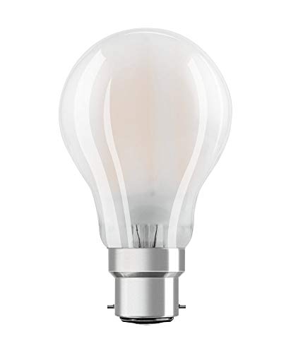 OSRAM LED BASE CLASSIC A Bombilla LED , Casquillo B22d , 4000 K , 8,50 W , Equivalente a 60W , Blanco frío