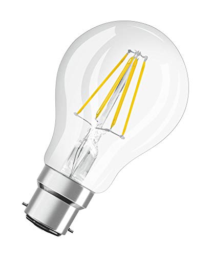 OSRAM LED Retrofit CLASSIC A GLOWdim Bombilla LED , Casquillo E27 , Tunable , 2200…2700 K , 4,50 W , Equivalente a 40W ,claro , Tunable Blanco cálido