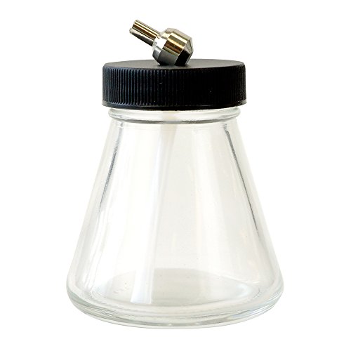 Paasche 3-Ounce Glass Bottle Assembly For H Airbrush