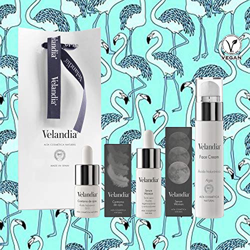 Pack Cosmética Woman (3ref.) Velandia® Crema facial 50ml. - Serum Woman 30ml. - Contorno de Ojos 15ml.