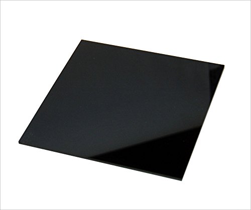 Pack de láminas tableros de metacrilato negro de 3mm. Para decoración, artistas, fotografías, vinyls, soportes, manualidades, CNC, laser, regalos. (Muestra)