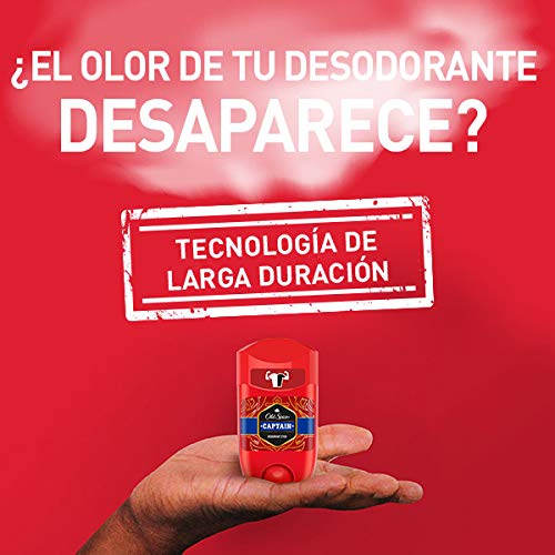 PACK X4 Old Spice Captain Desodorante en Barra para Hombres, 50 ml