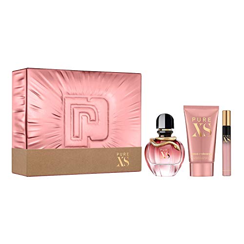 Paco rabanne pure xs for her eau de parfum 50ml + leche corporal 75ml + eau parfum 10ml