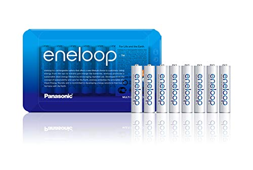 Panasonic Eneloop R03/Aaa 750Mah, 8 Pcs, Paquete deslizante