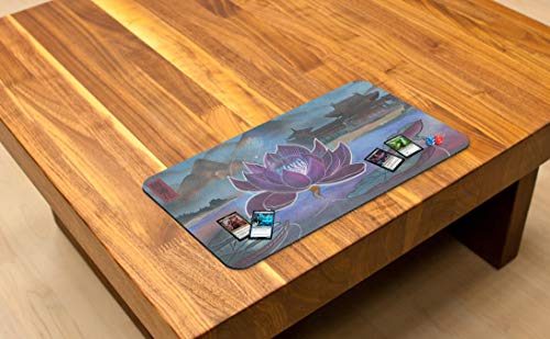 Paramint Dark Lotus - Alfombra de Juego MTG - Compatible con tapete de Juego Magic The Gathering - Juega a MTG, YuGiOh, Pokemon, TCG - Diseños Originales y Accesorios