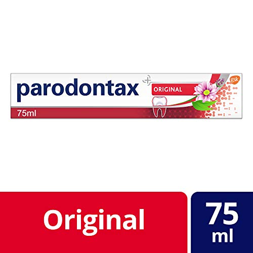 Parodontax Original Pasta de Dientes con Flúor, Ayuda a Detener y Prevenir el Sangrado de Encías - 75 ml, Paquete de 3