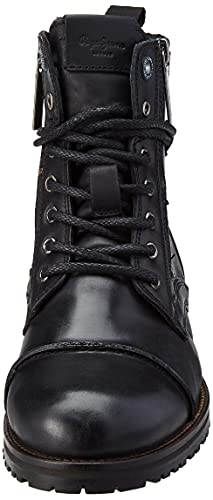 Pepe Jeans London Melting Fury, Bota de Moto Mujer, 999BLACK, 39 EU