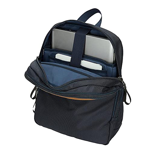 Pepe Jeans Pick Up Mochila para Portátil Adaptable 13,3" Azul 27x36x12 cms Poliéster 11,66L