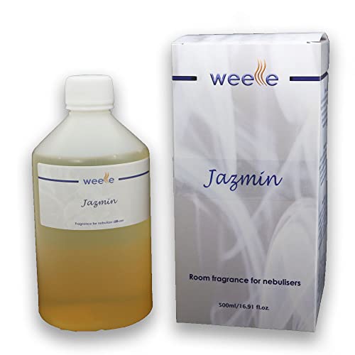 Perfume para Difusores de Fragancia Profesionales para Negocio y Comercio (500 ml, Jazmin) Recarga