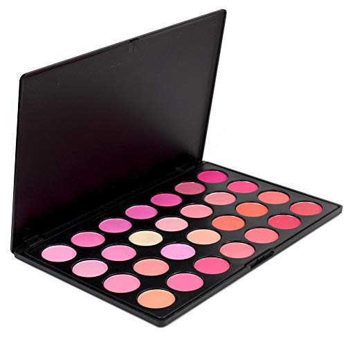 PhantomSky 28 Colores Cara Polvos Coloretes/Blush Paleta de Maquillaje Cosmética - Perfecto para Uso Profesional y Diario