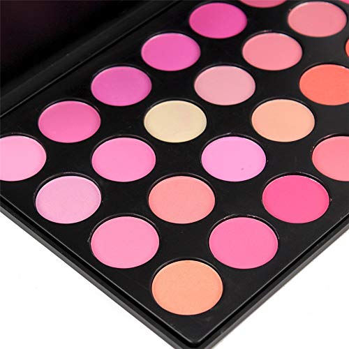 PhantomSky 28 Colores Cara Polvos Coloretes/Blush Paleta de Maquillaje Cosmética - Perfecto para Uso Profesional y Diario