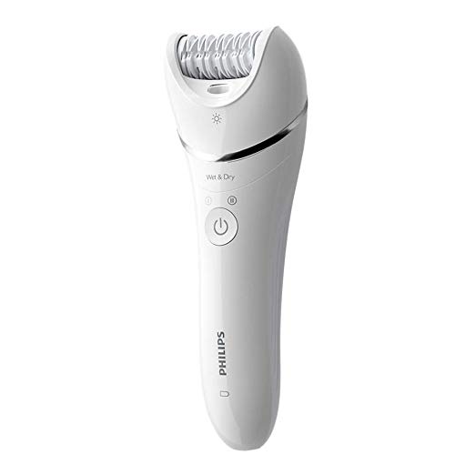 PHILIPS BRE710/00 - Depiladora Color Blanco, Wet & Dry