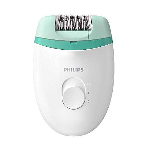 Philips Satinelle BRE224/00 - Depiladora esencial, con cable, depilación compacta, depilación