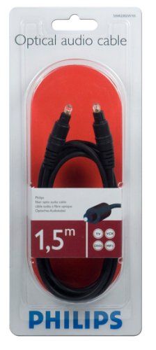 PHILIPS SWA2302W/10 - Cable de Fibra óptica - 1,5 m - Negro