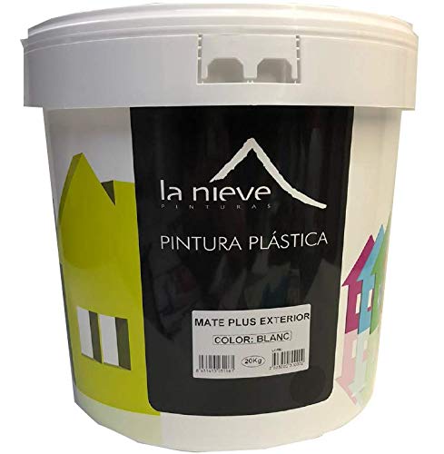 Pintura BLANCO MATE PLUS EXTERIOR pintura plástica 20kg LA NIEVE