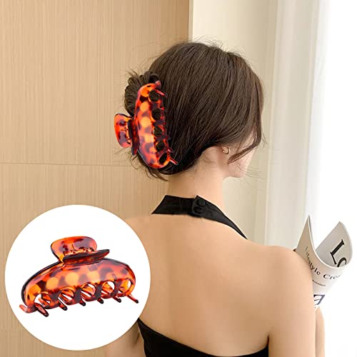 Pinza Pelo Grande Hair Clips Clips de Garra de Pelo 9cm PláStico Pinza de Pelo PláTano de Garra Pinzas Pelo Mujer 6 Piezas Pinzas Para el Pelo