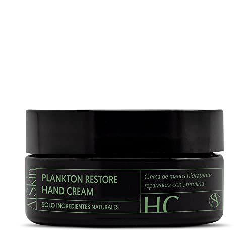 Plankton Restore Hand Cream | Crema de manos con microalgas para una máxima hidratación | Antimachas | Cosmética Ecológica | Certificaciones Bio y Eco | Envase 100 ml