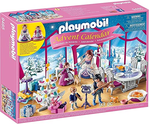 Playmobil Calendario de Adviento 9485 Baile de Navidad en el Salón de Cristal, A partir de 4 años