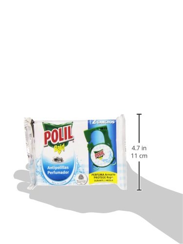 POLIL colgador antipolillas aroma agua de colonia paquete 2 uds