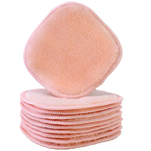 Polyte - Toalla facial desmaquillante de microfibra - Hipoalergénica y sin elementos químicos - Premium - Rosa (13 x 13 cm) Pack de 10