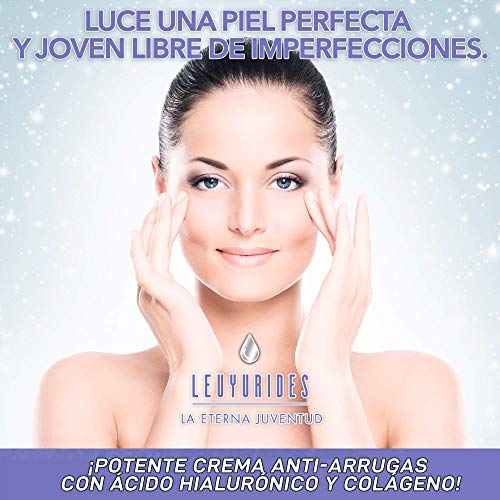 Potente crema Anti-Arrugas | Acción anti-aging, lifting e hidratante | Tratamiento con Ácido Hialurónico y Colágeno | Lucha contra los signos del envejecimiento | Previene arrugas y manchas | 50ml