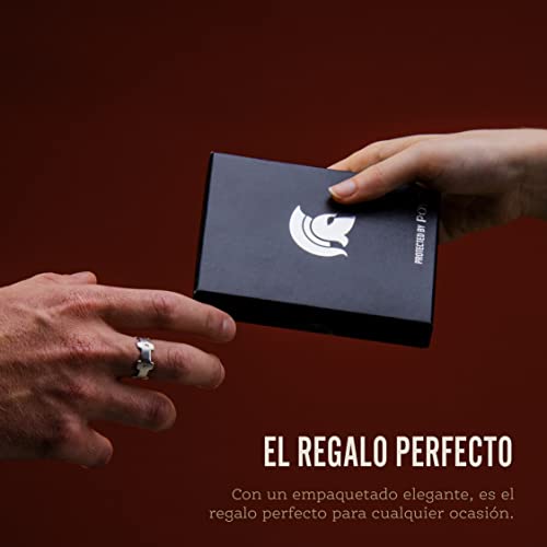 POWR Porta Tarjetas de Metal | Tarjetero Metalico RFID | Porta Tarjetas de Credito | Cartera Aluminio | Regalos Originales para Hombre