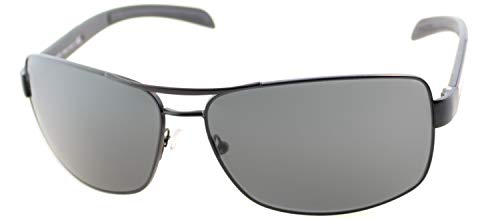 Prada Linea Rossa 0PS 54IS, Gafas de Sol para Hombre, Negro (Matte Black Rubber), 65