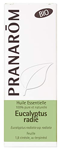 PRANARÔM Aceite Esencial De Radiata Bio - Hoja, Eucalipto Radiata, 10 Mililitro