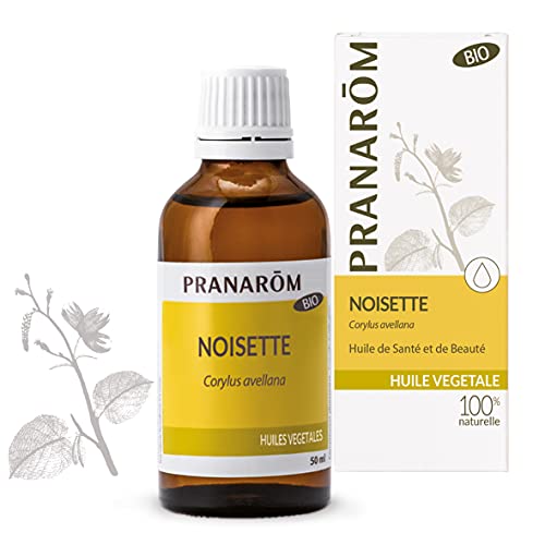 PRANARÔM Aceite Vegetal, Avellana, Orgánica, 50 Mililitros