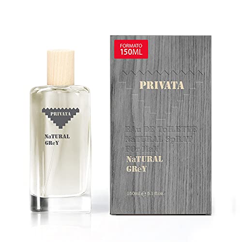 Privata Natural Grey Eau de Toilette, Para hombre, Natural Spray 150ml