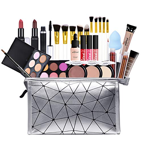 Pure Vie Kit de maquillaje multiusos Paleta de Maquillaje Set Paleta de Sombras de Ojos Juego de Maquillaje Kit de Maquillaje para Mujeres y Niñas Caja de Regalo Cosméticos #082