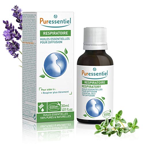 Puressentiel - Respiratorio - Aceites Esenciales para Difusión Resp'OK - 100% puros y naturales - Ayuda a promover el bienestar y a respirar más libremente - 30ml