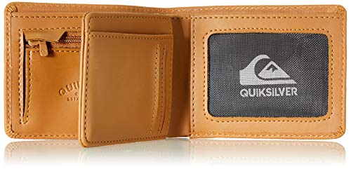 Quiksilver Mack, Monederos. para Hombre, Natural, Medium