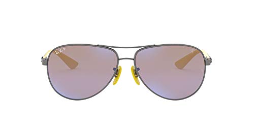 Ray-Ban 0RB8313M Gafas de Sol, Matte Gunmetal, 40 para Hombre