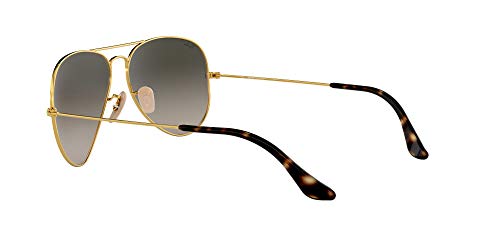 Ray-Ban Aviator Large Metal, Gafas de sol para Hombre, Dorado (Grey Gradient), 58