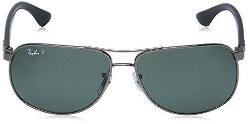 Ray-Ban Rb3502 Gafas de Sol, Gunmetal, 61 para Hombre