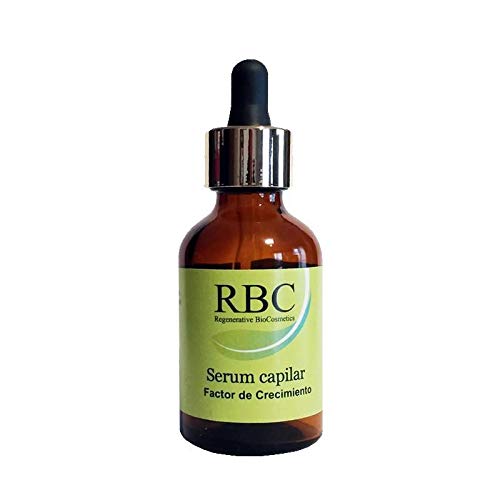 RBC Serum capilar con Factor de Crecimiento, anticaída y regeneración capilar, 50ml