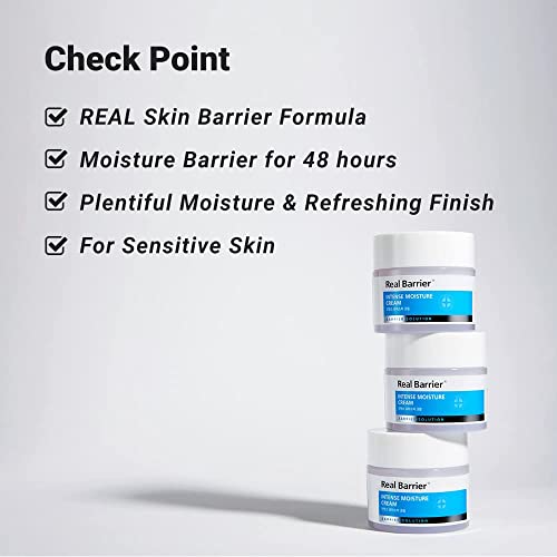 Real Barrier Extreme Cream 50ml, Rich Moisturising Cream with Hyaluronic Acid and Ceramides for Sensitive Skin, K-Beauty