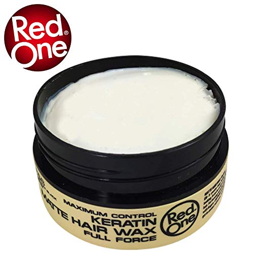 Red One - Cera para el cabello plena fuerza enriquecida con queratina efecto mate, 150 ml, 2 unidades