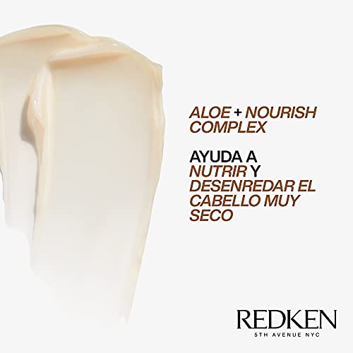 Redken | Acondicionador Nutritivo con Aloe Vera para cabellos muy Secos y Gruesos, All Soft Mega, 300ml