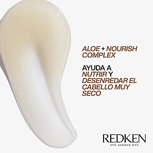 Redken | Champú Nutritivo con Aloe Vera para cabellos muy Secos y Gruesos, All Soft Mega, 300ml