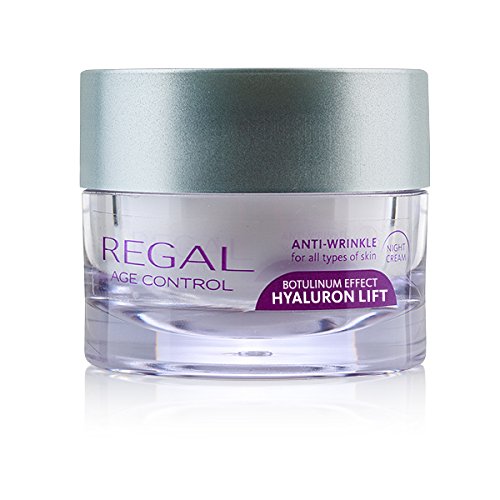Regal Age Control - Crema de noche antiarrugas, Botolinum Effect, Hyaluron Lift