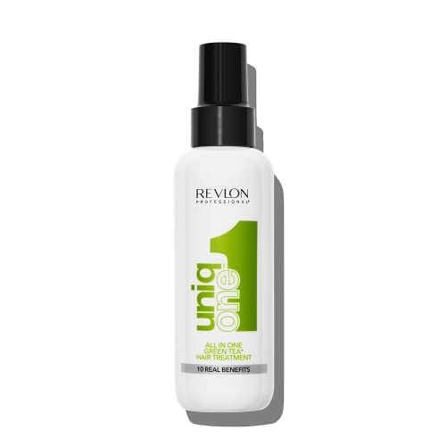 Revlon Professional UniqOne Té Verde, Protector térmico cabello y tratamiento en spray, 150 ml