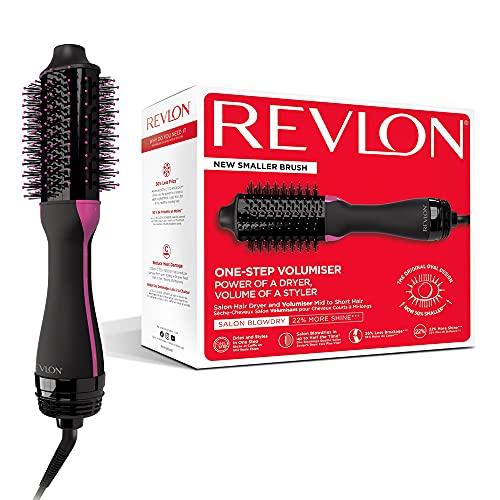 REVLON RVDR5282UKE Salon One-Step Secador y voluminizador de cabello de un paso, para cabello mediano a corto