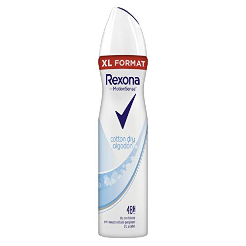 Rexona  Desodorante Aerosol Antitranspirante para mujer Cotton Dry  250ml