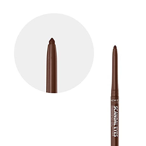 Rimmel London Scandal'eyes Exaggerate Eye Definer, Delineador de ojos automático, Tono 2 Marrón