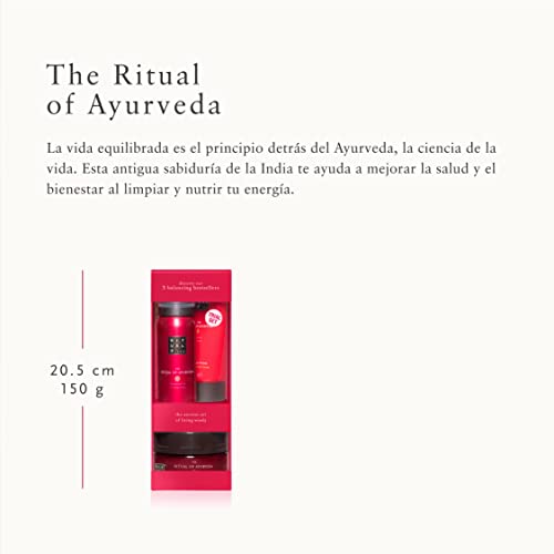 RITUALS Cesta Regalo para Mujeres del Ritual of Ayurveda, Trial Set - Con Aceite de Rosa de la India y Almendras Dulces - Propiedades Calmantes y Nutritivas