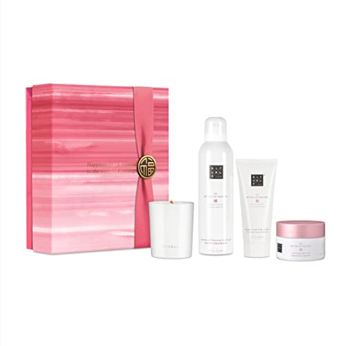 RITUALS Cesta Regalo para Mujeres del Ritual of Sakura, Tamaño Mediano - Con Leche de Arroz y Flor de Cerezo - Propiedades Nutritivas y Reparadoras para la Piel