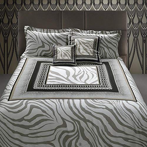 Roberto Cavalli - Juego de funda nórdica para cama de matrimonio, 250 x 200 cm, diseño de cebraga